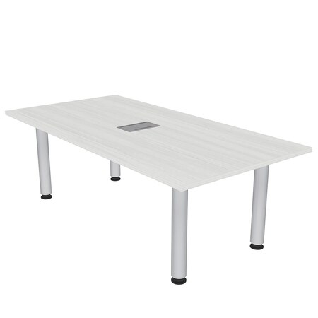 Skutchi Designs 35.5 in W, 59.5 in L, 29 in H, Engineered Wood Top, White H-REC-3660-PT-WC-EL